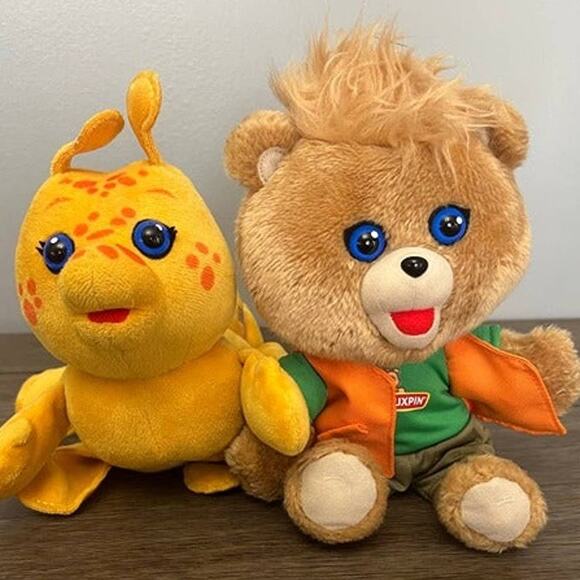 Teddy Ruxpin & Grubby Hug 'N‎ Sing Plush 8" - Picture 1 of 6